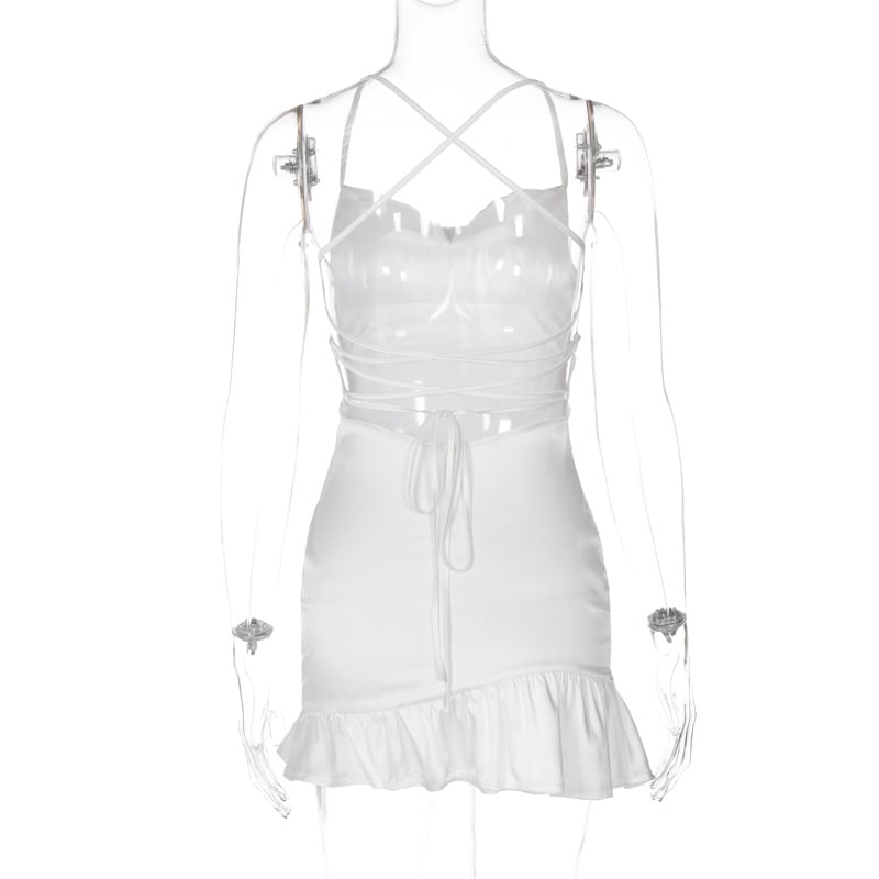 Off-Shoulder Sleeveless Tube Top Dress