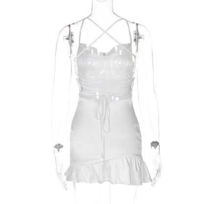 Off-Shoulder Sleeveless Tube Top Dress