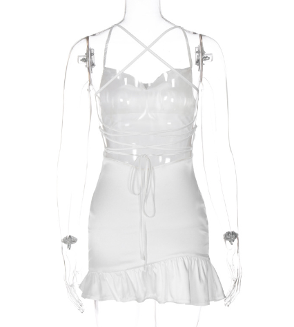 Off-Shoulder Sleeveless Tube Top Dress