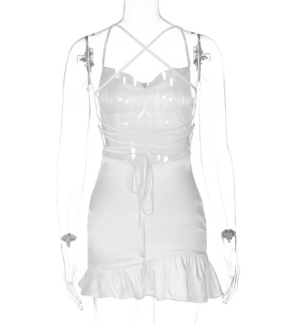 Off-Shoulder Sleeveless Tube Top Dress